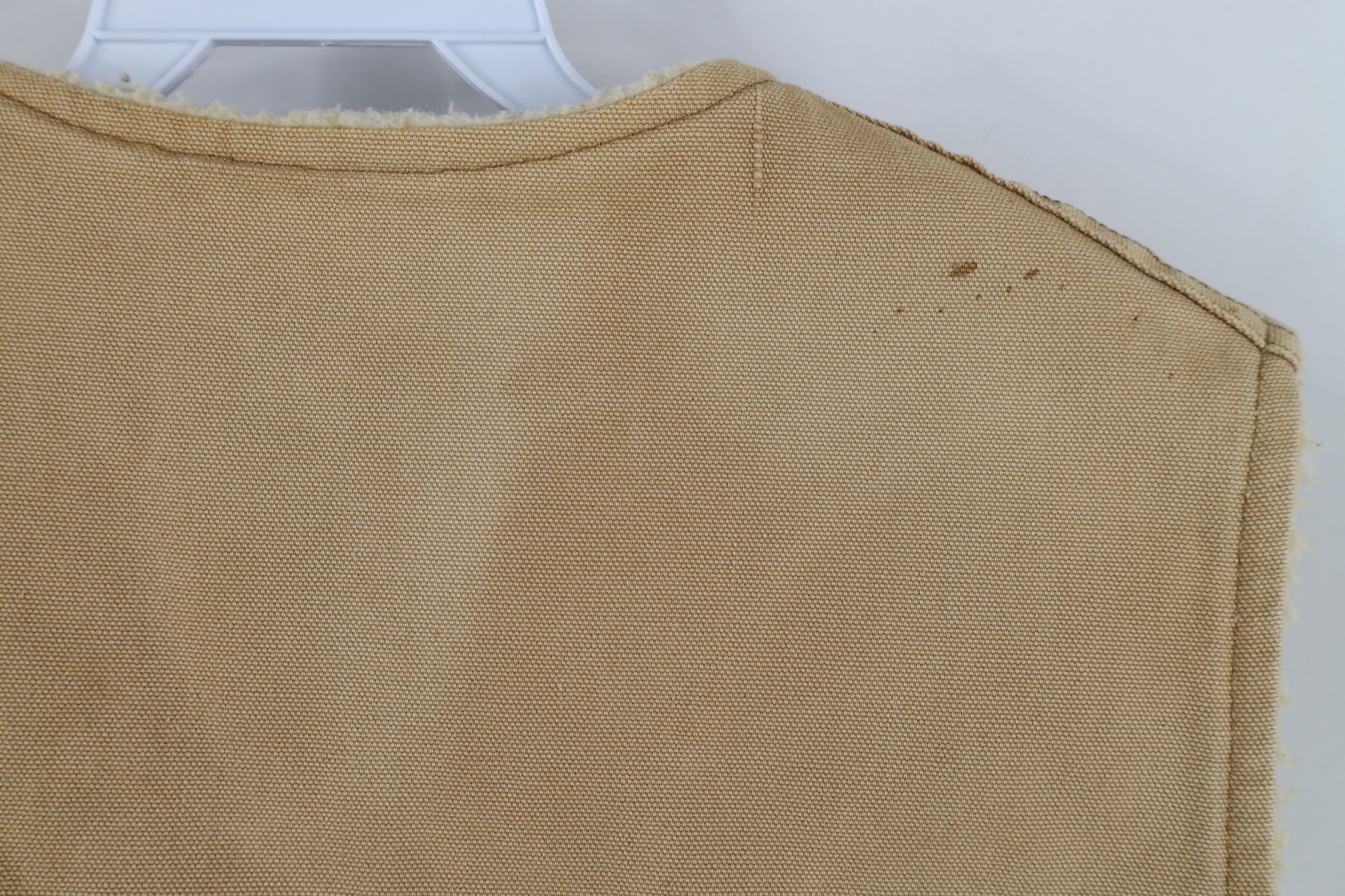 Carhartt × Vintage Vintage 80s 90s Carhartt Pile Fleece Lined Vest Jacket USA Size US L / EU 52-54 / 3 - 10 Thumbnail