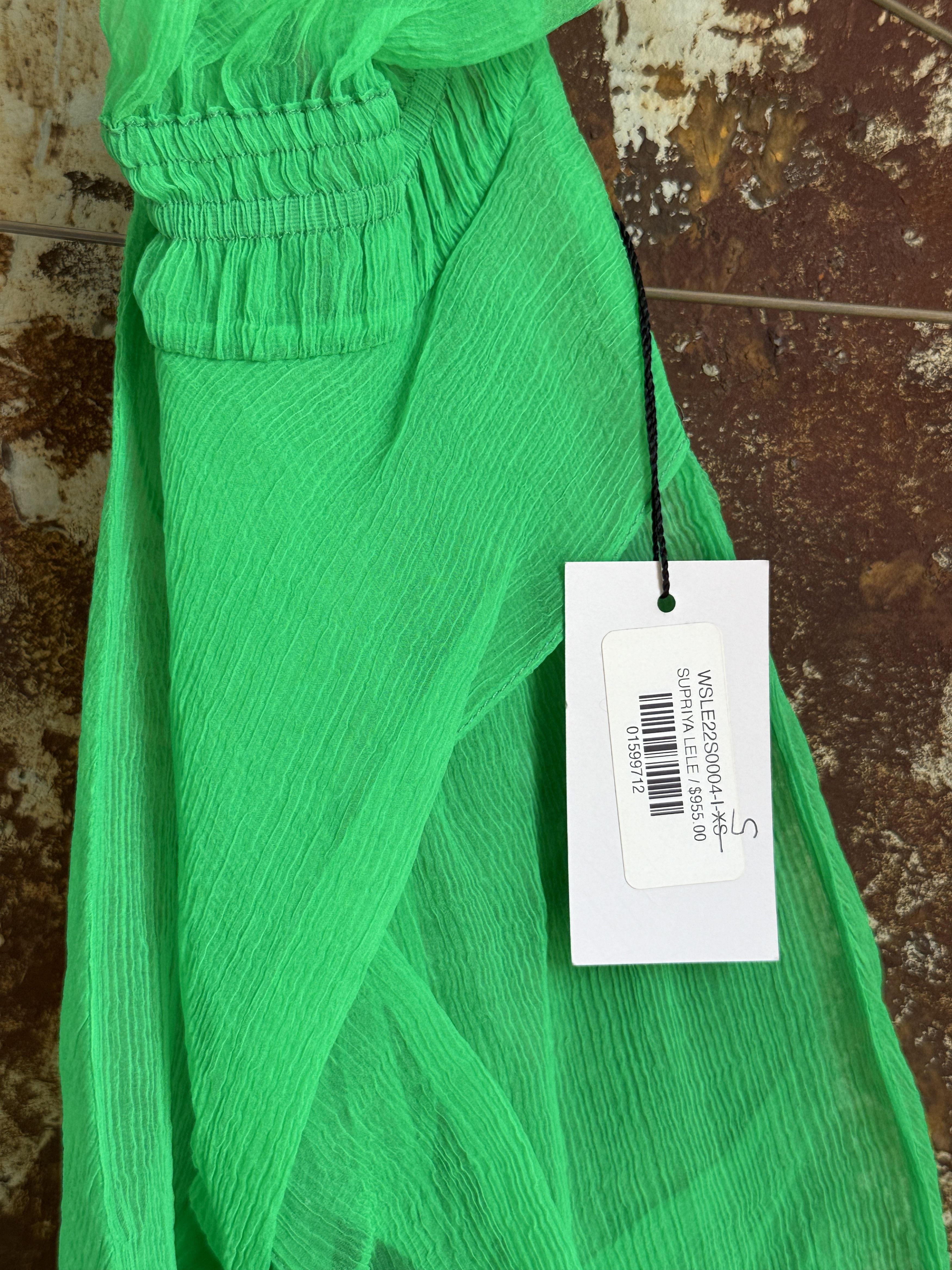 Other $955 NWT 100% SILK SUPRIYA LELE DRAPED CIRCLE DRESS Size S / US 4 / IT 40 - 9 Thumbnail