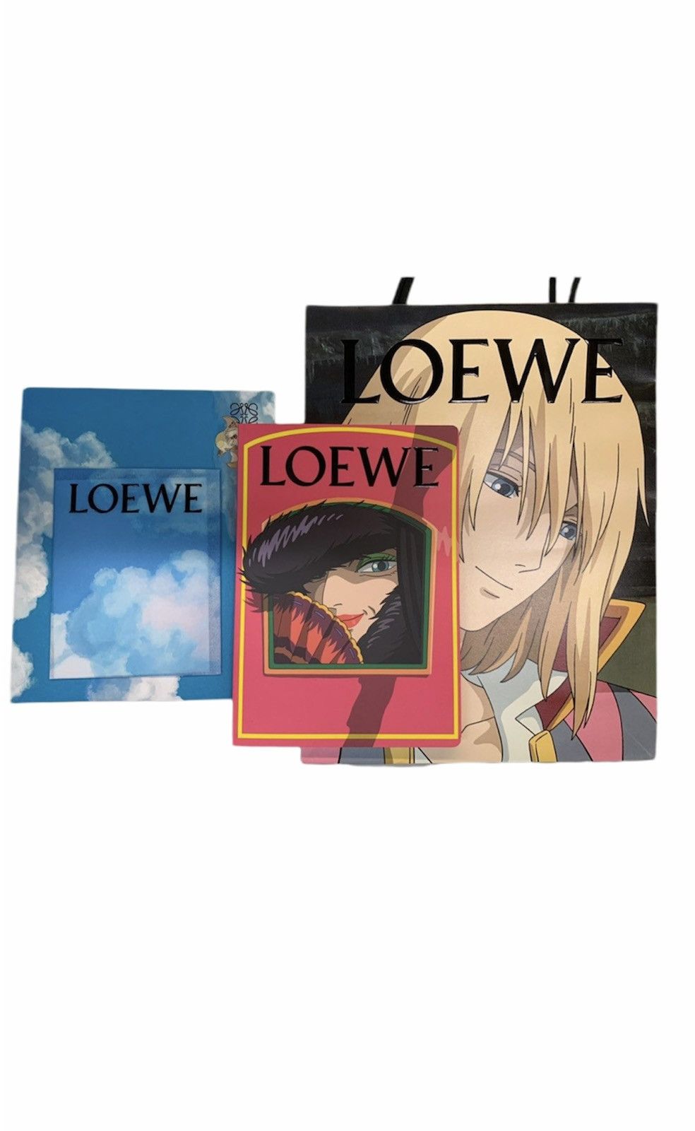 Loewe 🔥 Loewe Howl’s moving castle poster notebook stickers set Size ONE SIZE - 1 Thumbnail