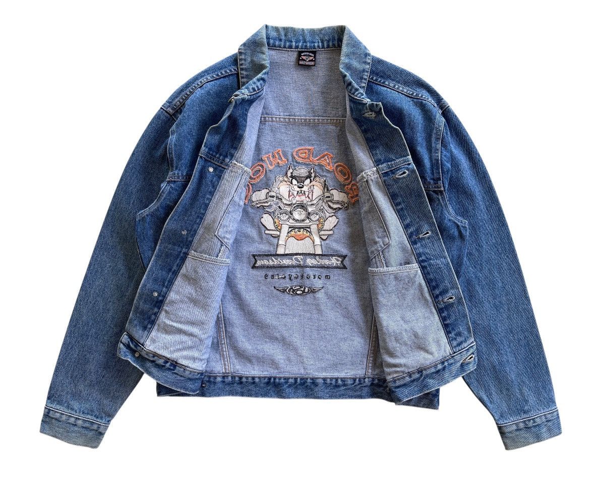 Harley Davidson Vintage Harley Davidson X Warner Bros Denim Jacket Size US L / EU 52-54 / 3 - 4 Thumbnail
