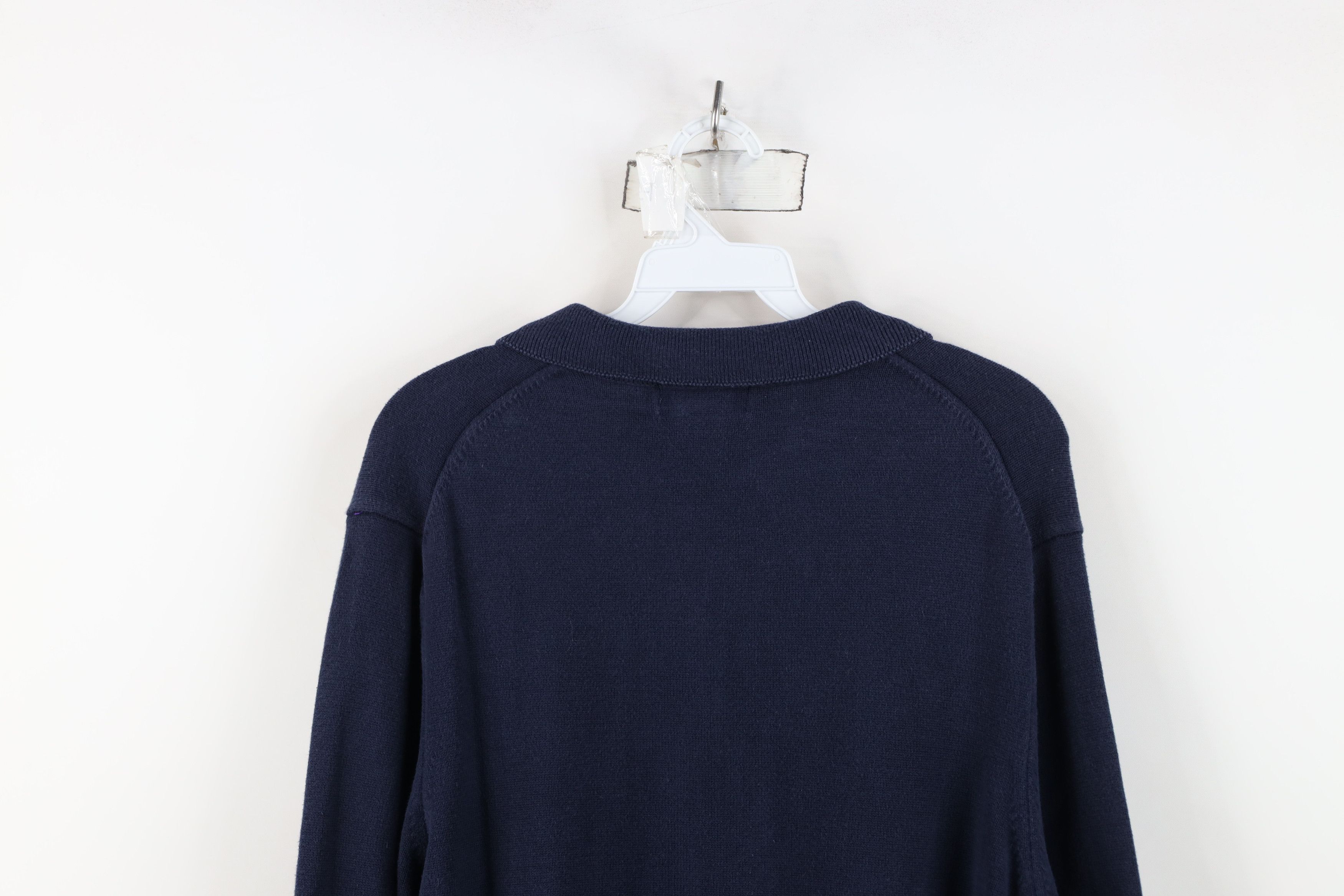 Eddie Bauer Vintage Eddie Bauer Blank Cotton Knit Collared Sweater Blue Size US M / EU 48-50 / 2 - 10 Thumbnail