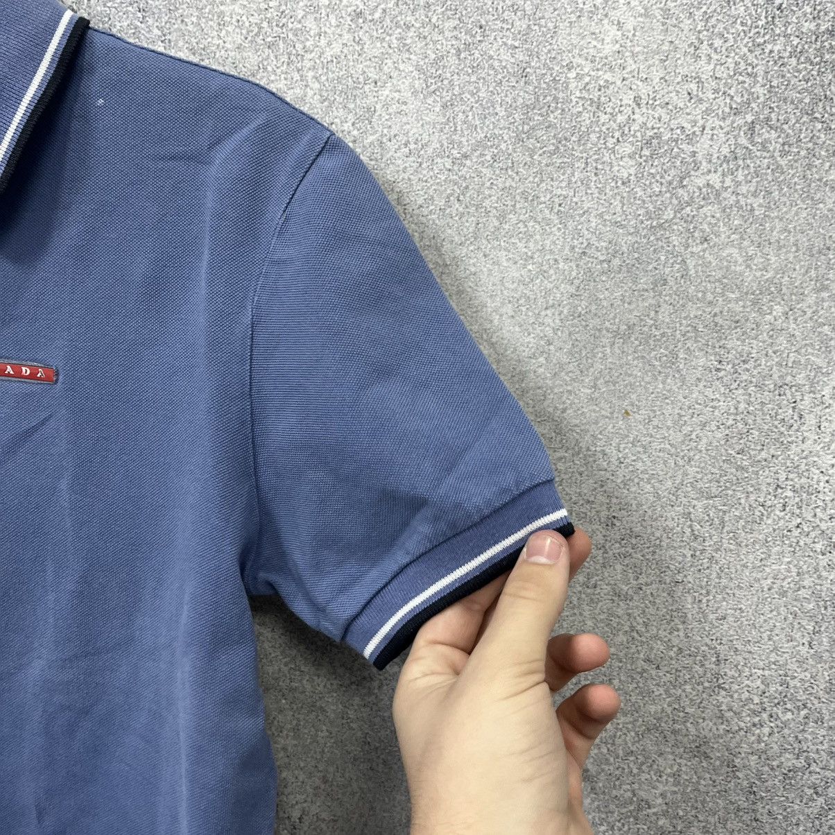 Prada Vintage Prada Polo T-Shirt Red Tab Luxury Size US S / EU 44-46 / 1 - 8 Thumbnail