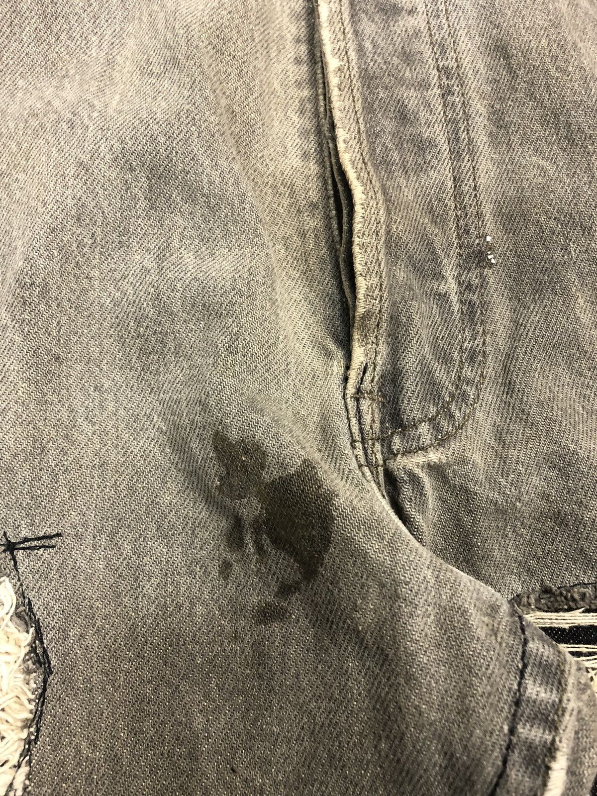 Japanese Brand × Levi's × Vintage Vintage Levis 511 Distressed Patches Kurt Cobain Style Jeans Size US 34 / EU 50 - 7 Thumbnail