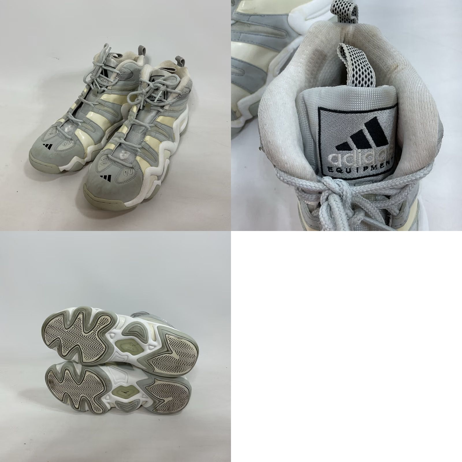 Adidas VINTAGE adidas Crazy 8 Kobe Bryant Grey Suede White Mens 12 2006 Rare Retro Sneaker Size US 12 / EU 45 - 9 Thumbnail
