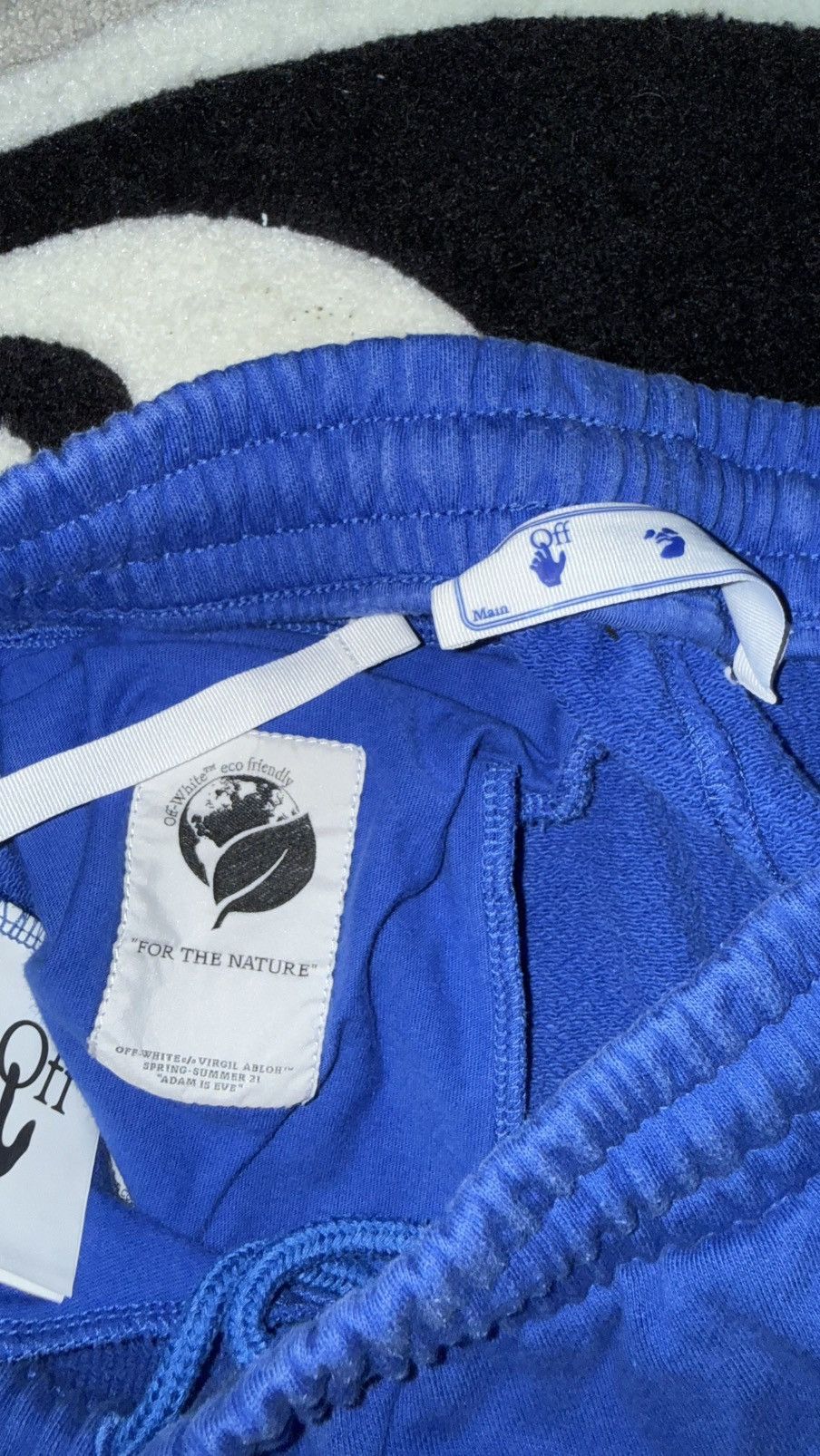 Off-White Off-White Blue Shorts Size US 31 - 4 Thumbnail
