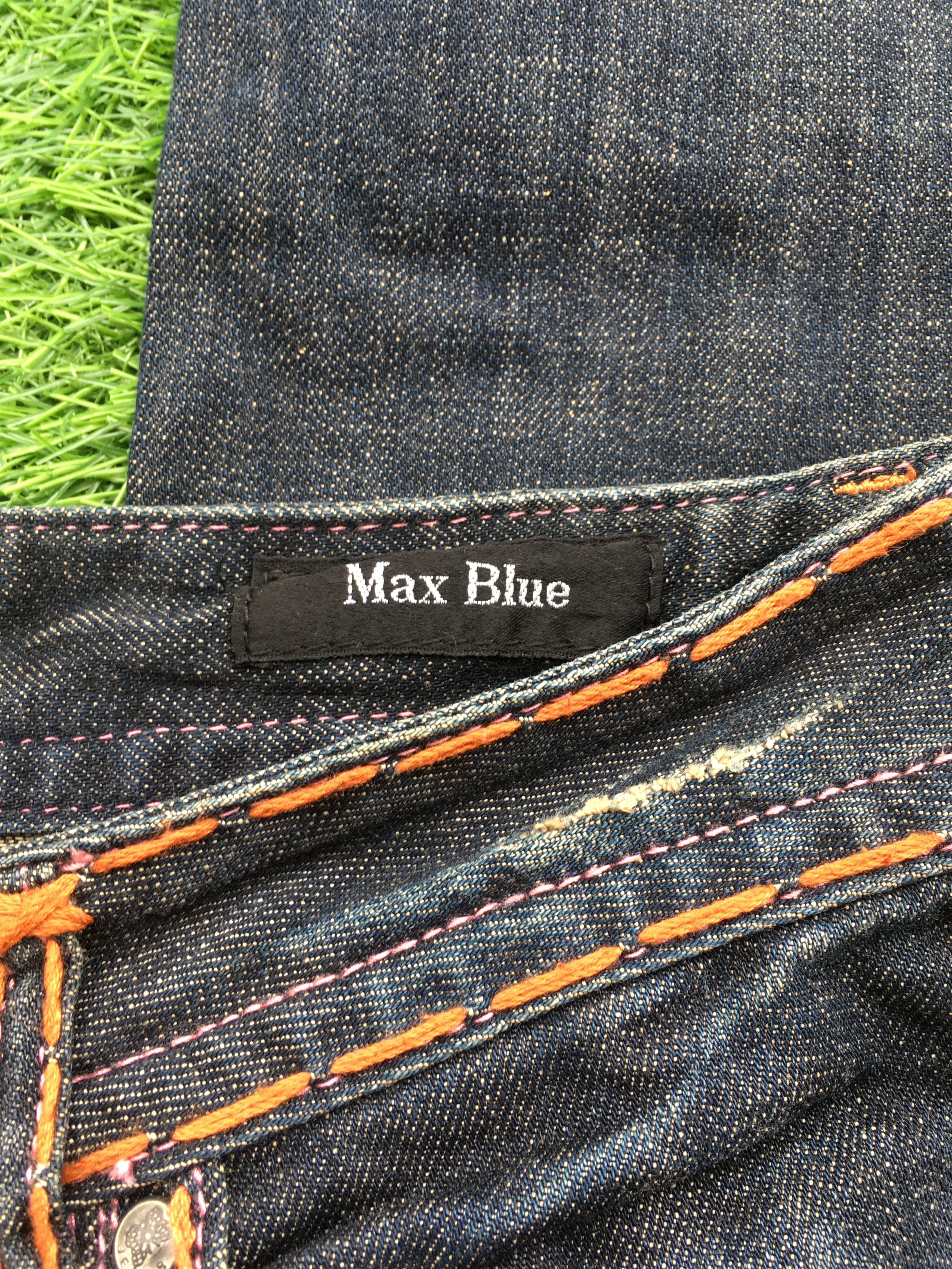 Japanese Brand Fleur De Lis medium blue wash embellished slim jean D-1213 Size 26" / US 2 / IT 38 - 10 Thumbnail