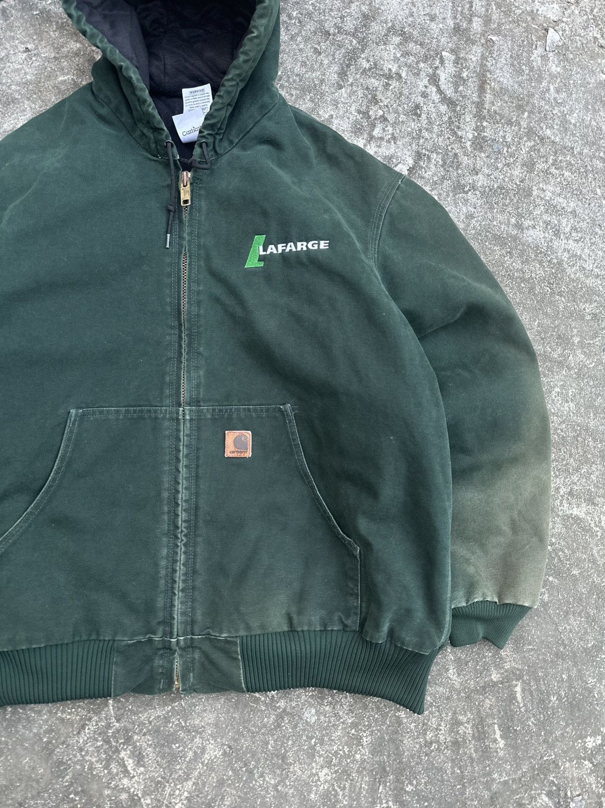 Carhartt Rare! Crazy Vintage Y2K Carhartt J130 SPC Hooded Jacket Size US XL / EU 56 / 4 - 5 Thumbnail