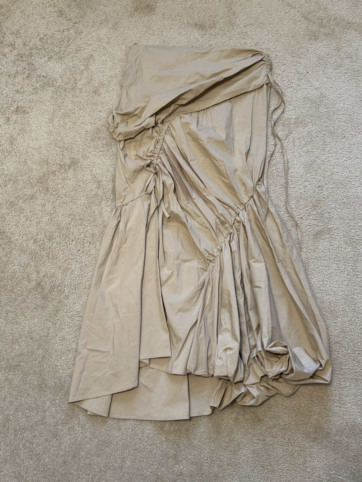 Other Urban Revivo Tan Strapless Flowy Sundress Size XXL NWT Size XXL / US 16-18 / IT 52-54 - 1 Thumbnail