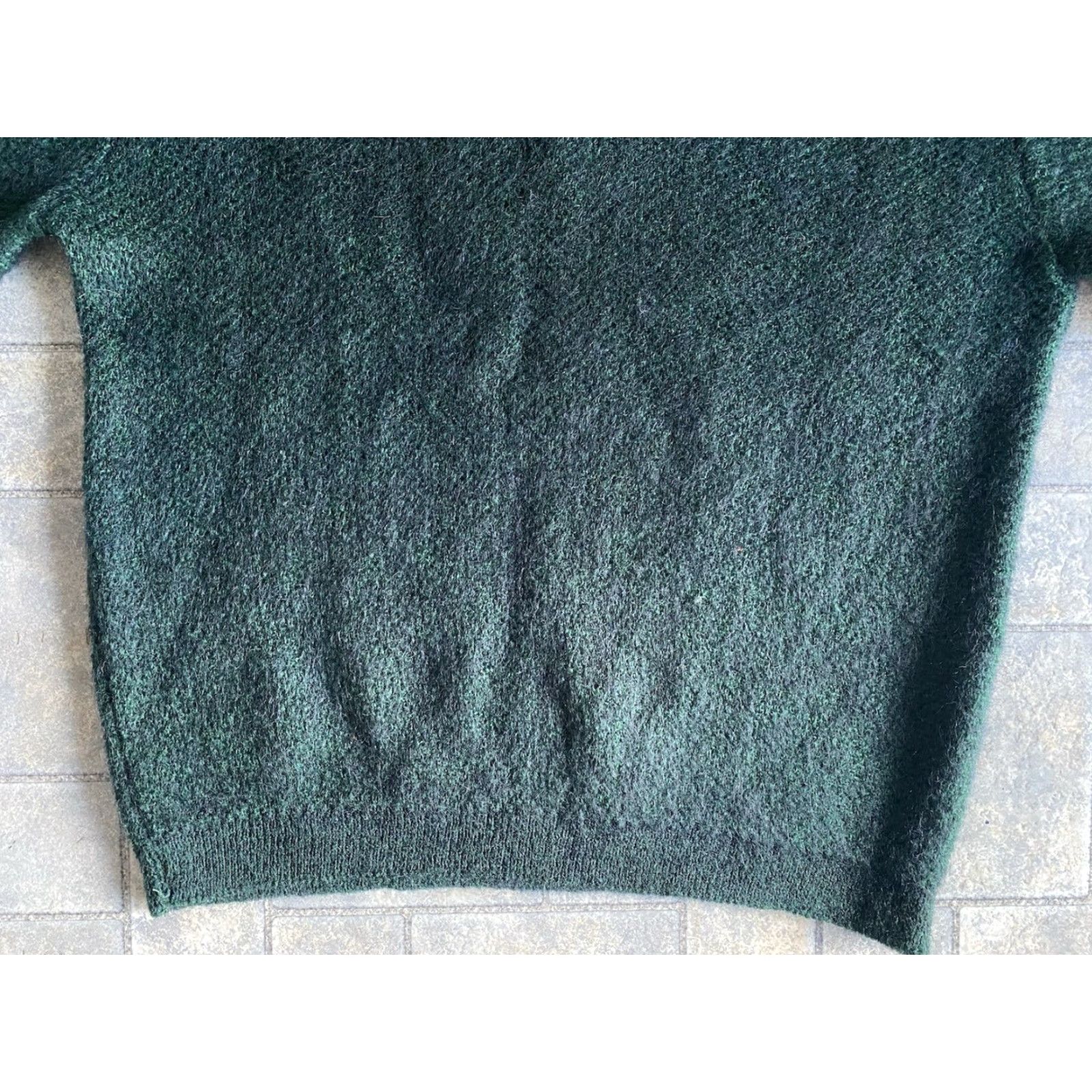 Vintage VTG Munsingwear Mohair Orlon Acrylic Pullover V Neck Sweater Adult Medium Green Mens Size US M / EU 48-50 / 2 - 3 Thumbnail
