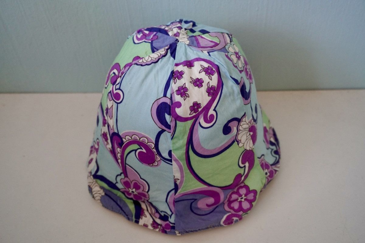 Vintage Vintage bucket hat floral motif reversible summer hat Size ONE SIZE - 2 Thumbnail