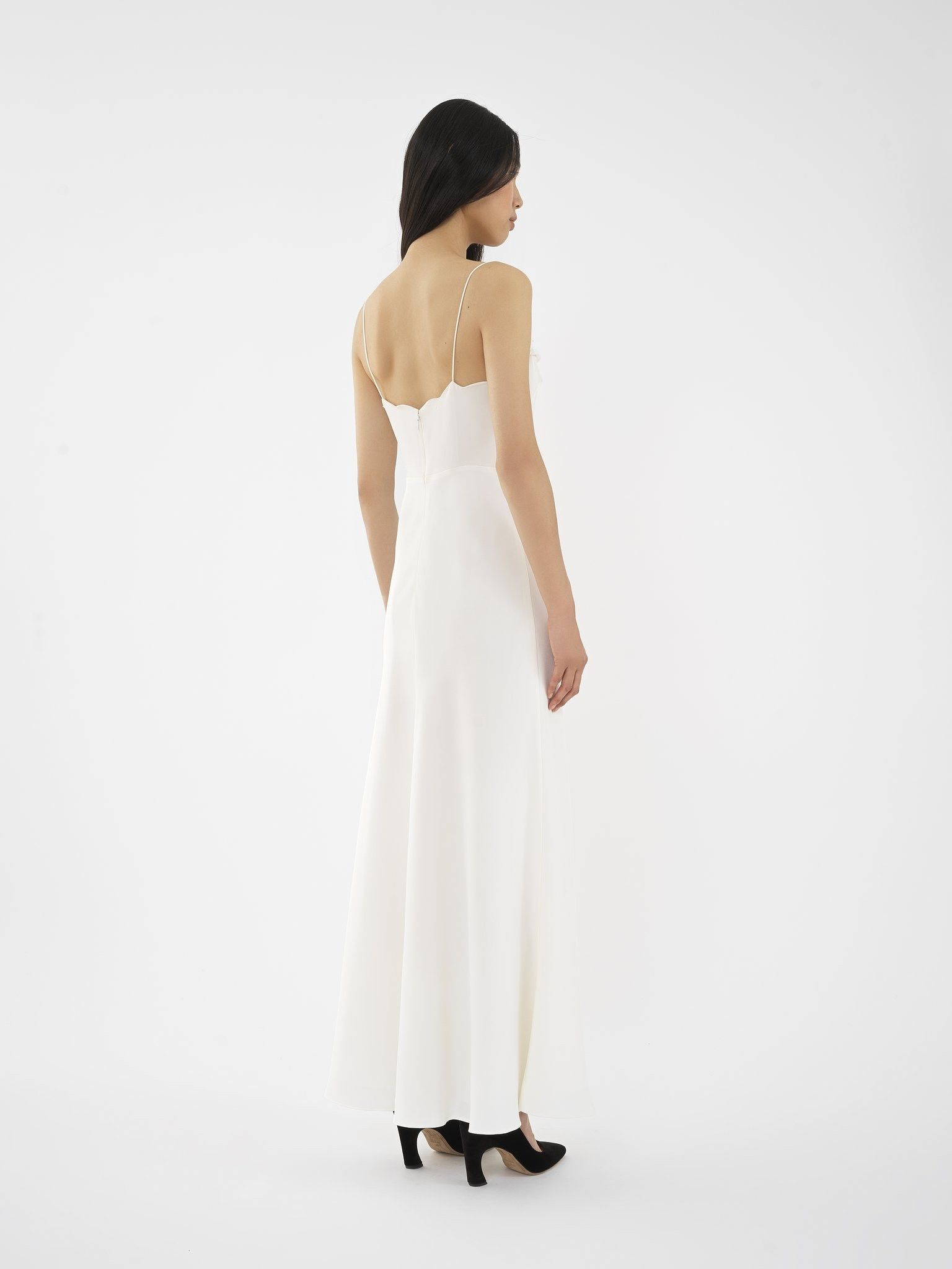 Chloe o1loc1c0325 CHC24 Dress in White Size L / US 10 / IT 46 - 4 Thumbnail