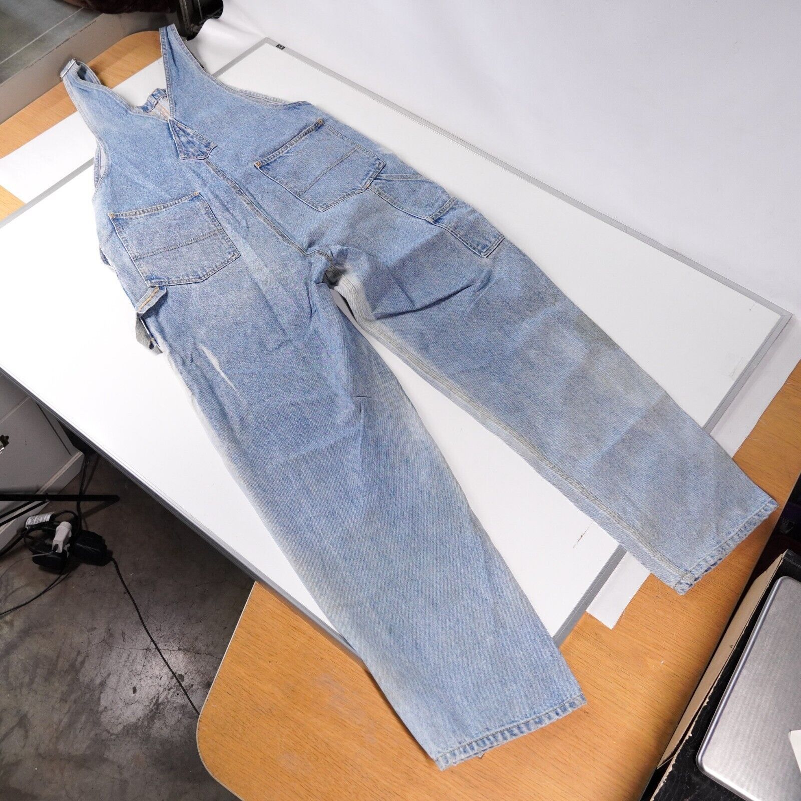 Anchor Blue Anchor Blue Vintage Overalls Cotton Denim Jeans Pants Slacks Size 36" / US 14 / IT 50 - 12 Thumbnail