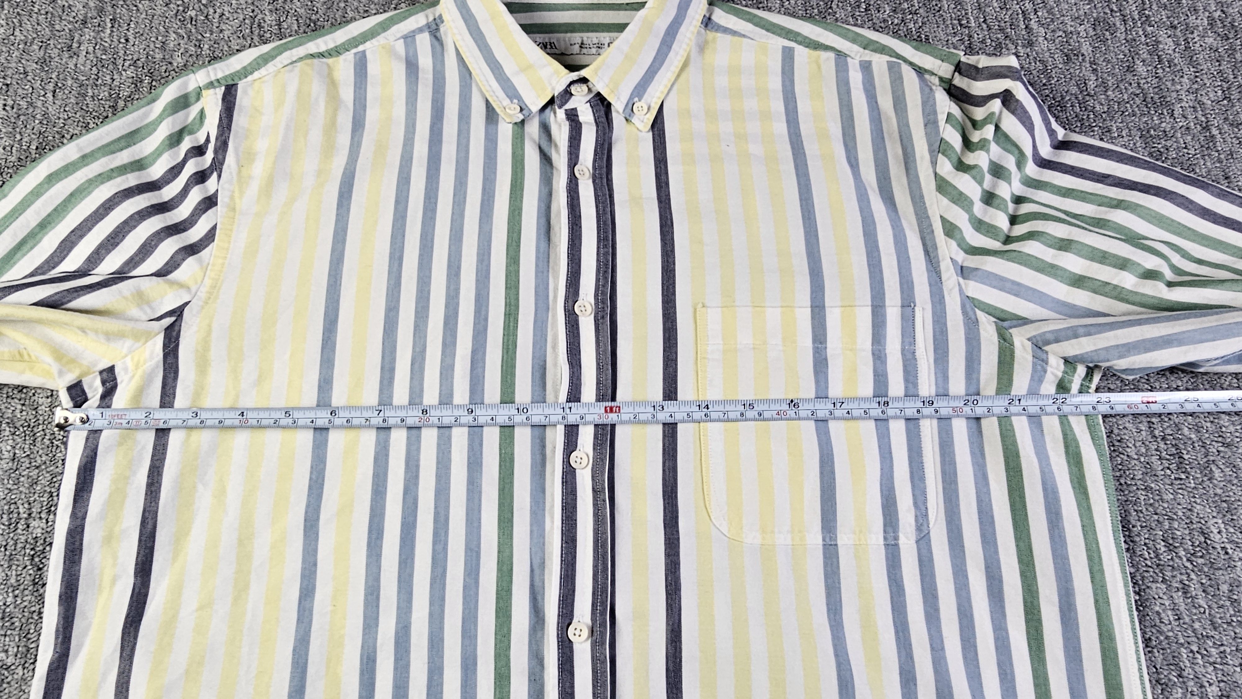 Zara Zara Man Colorful Stripe Long Sleeve Button Down Shirt Men L Size US L / EU 52-54 / 3 - 7 Thumbnail