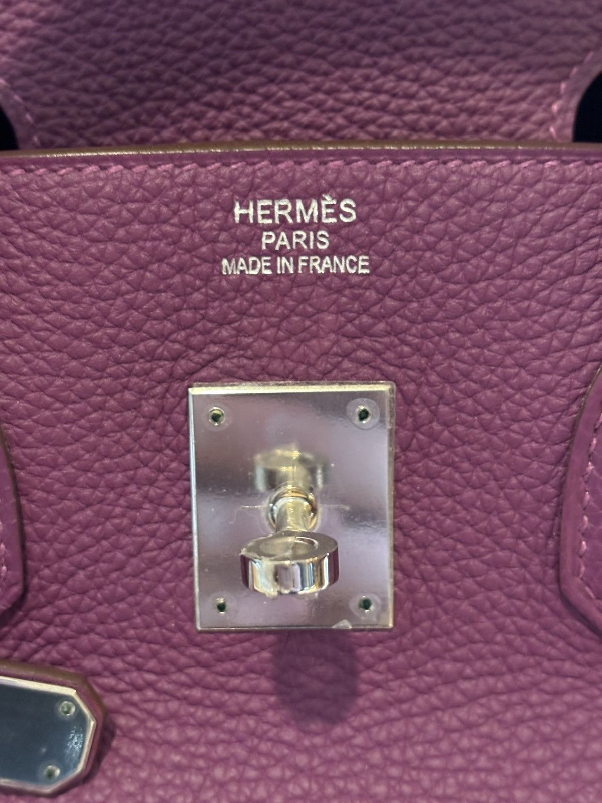 Hermes Hermes 35 Togo Leather Anemone Birkin Size ONE SIZE - 11 Thumbnail
