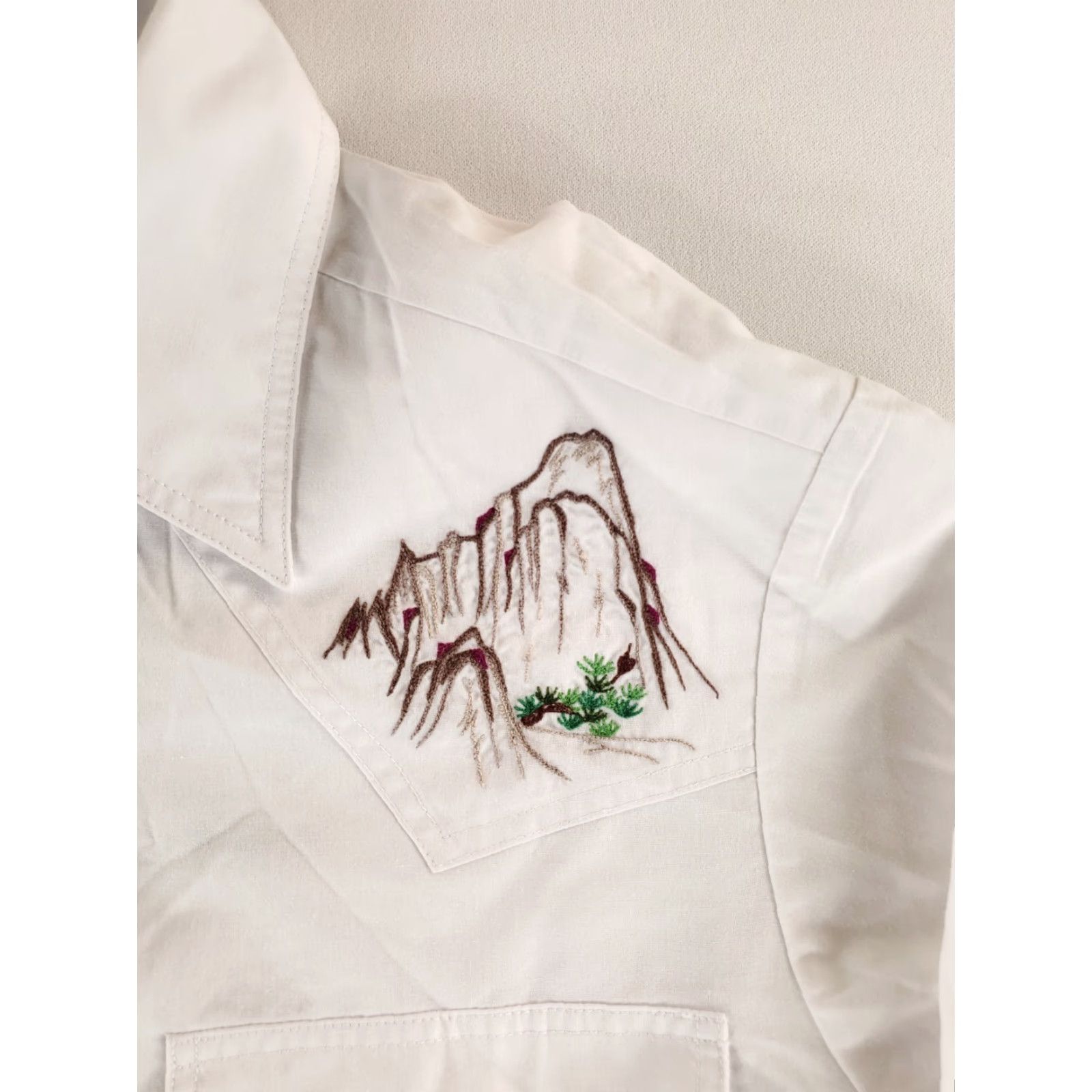 Vintage Rocking K Ranchwear Kennington Pearl Snap Shirt White Embroidered Mens S Rocking K Ranchwear Pearl Snap Shirt White Embroidered Mens S Size US S / EU 44-46 / 1 - 2 Thumbnail