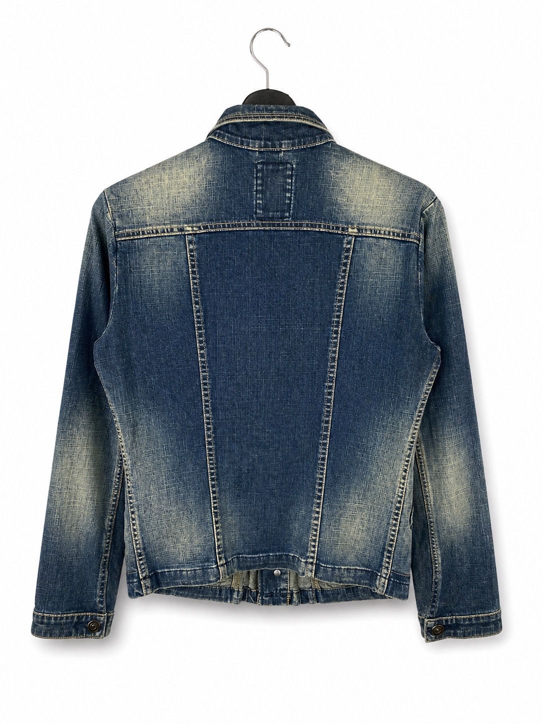 Marithe + Francois Girbaud Marithé François Girbaud Vintage Distressed Denim Jacket Size M / US 6-8 / IT 42-44 - 2 Thumbnail