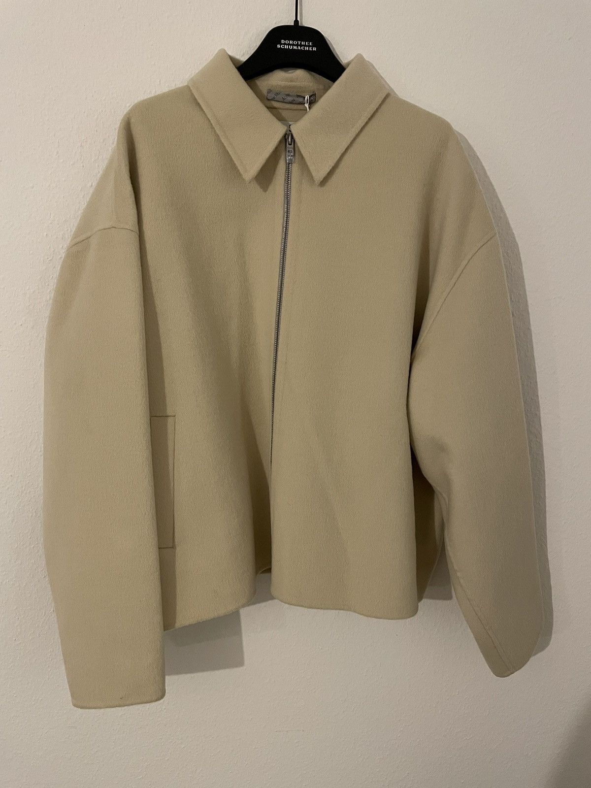 Acne Studios Acne Studios Wool Jacket Beige Size US S / EU 44-46 / 1 - 2 Thumbnail