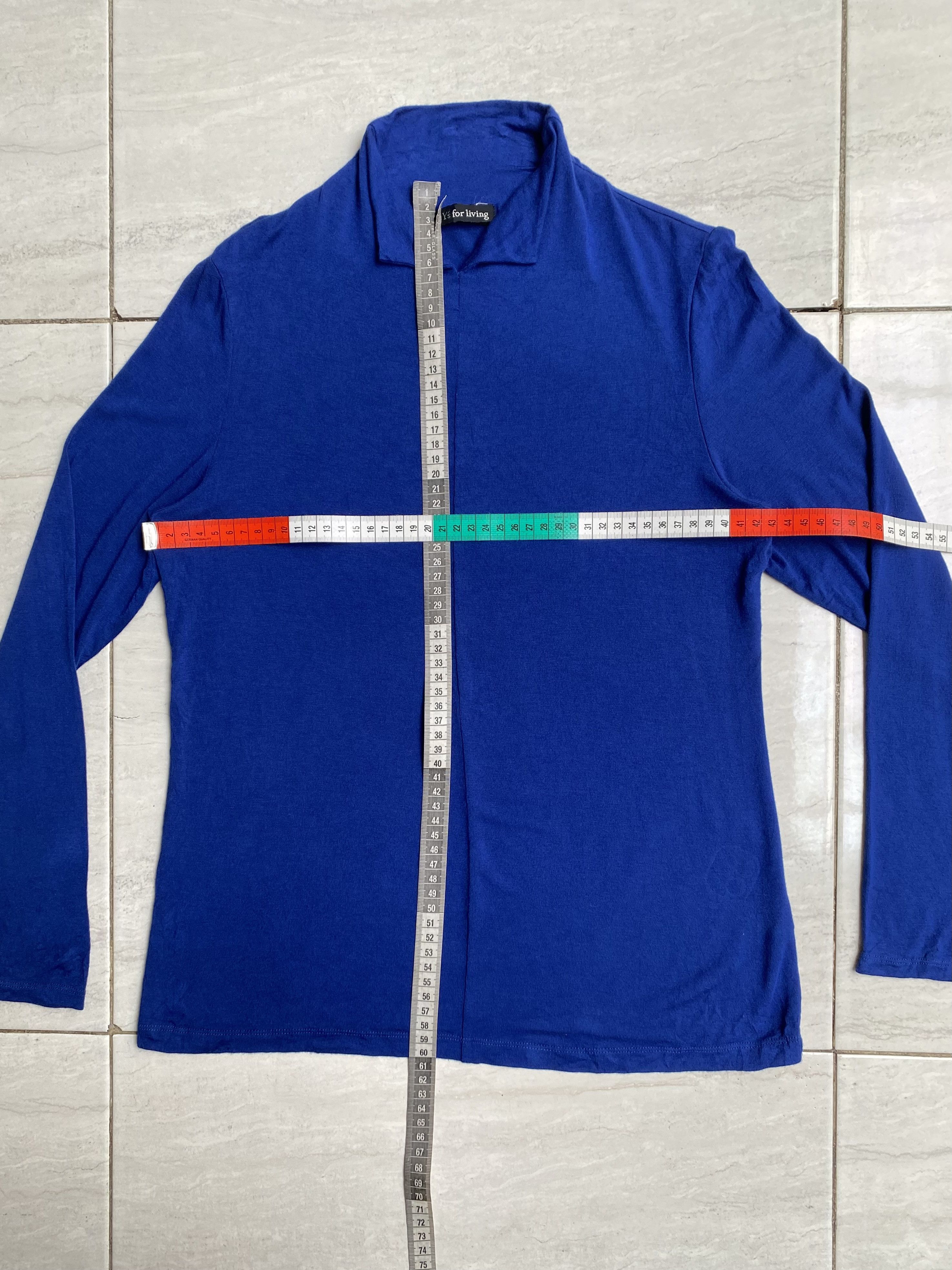 Yohji Yamamoto Y’S FOR LIVING Yohji Yamamoto Blue T-shirt Size US XS / EU 42 / 0 - 2 Thumbnail