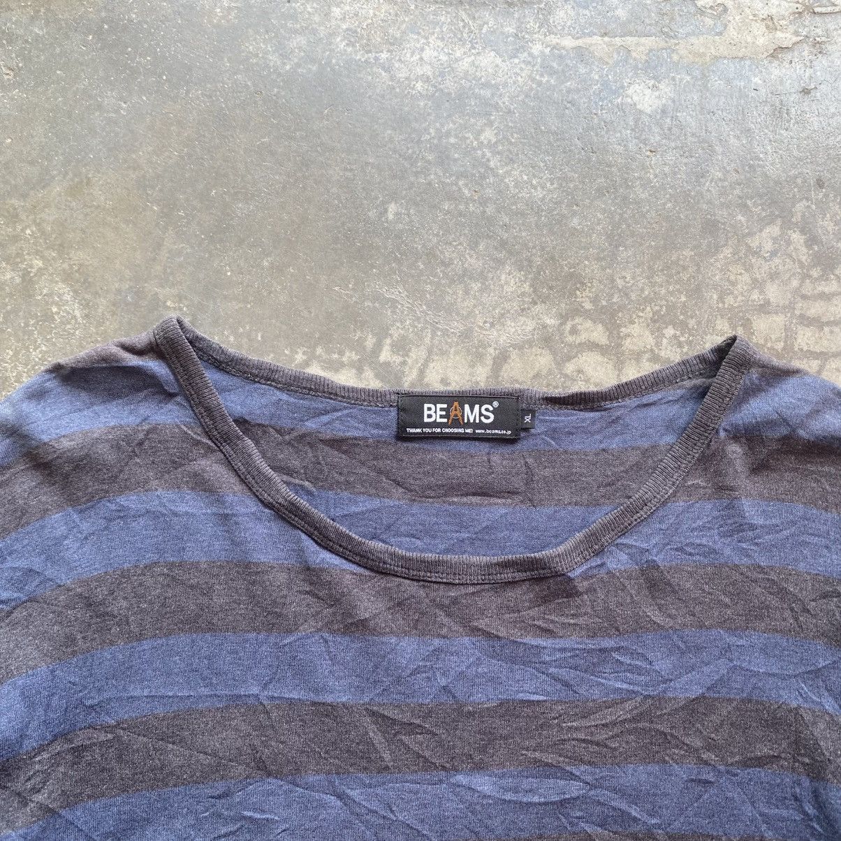 Beams Japan × Beams Plus BEAMS Grunge Stripe tee Size US XL / EU 56 / 4 - 2 Thumbnail