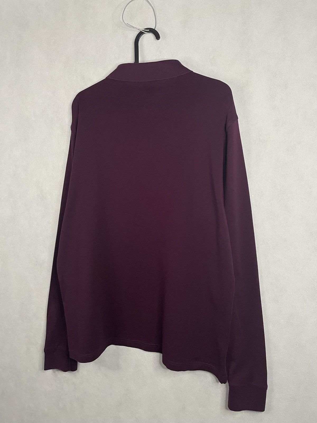 Designer × Gieves & Hawkes Gieves&Hawkes Burgundy Longsleeve Polo Old Money Luxury Size US L / EU 52-54 / 3 - 8 Thumbnail