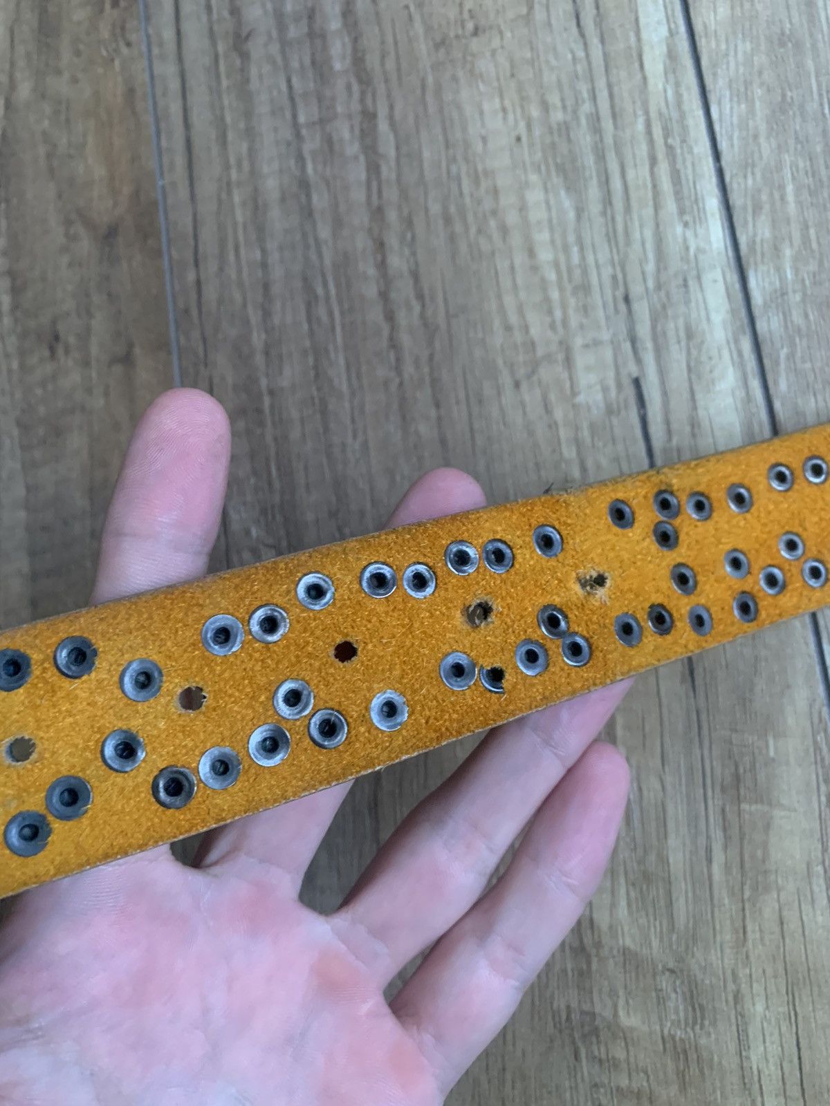 Vintage Vintage Leather Y2K Belt Punk Rock BB Simon Style 90s Size ONE SIZE - 13 Thumbnail