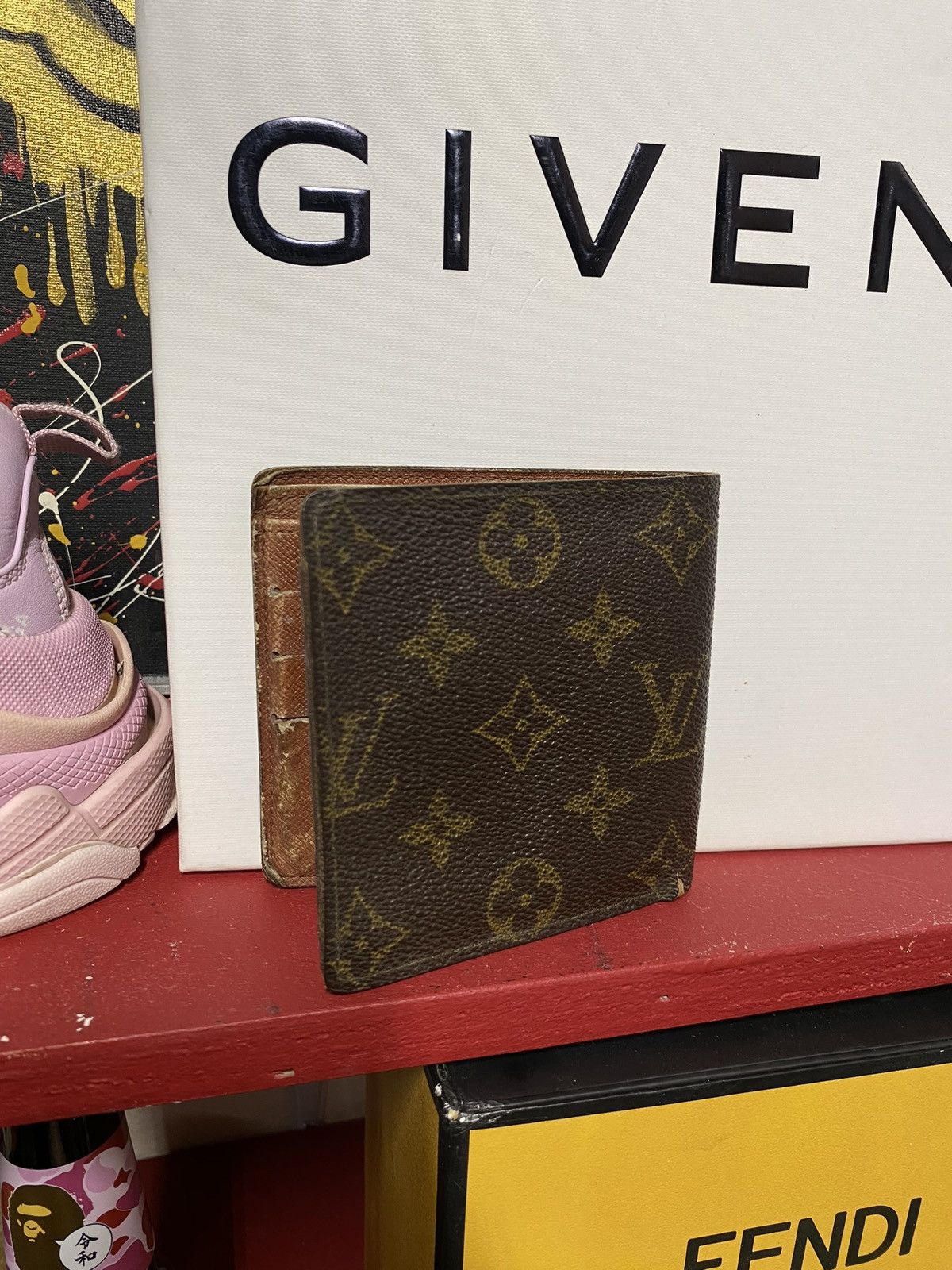 Louis Vuitton Monogram Brown Leather Bifold Wallet Preowned