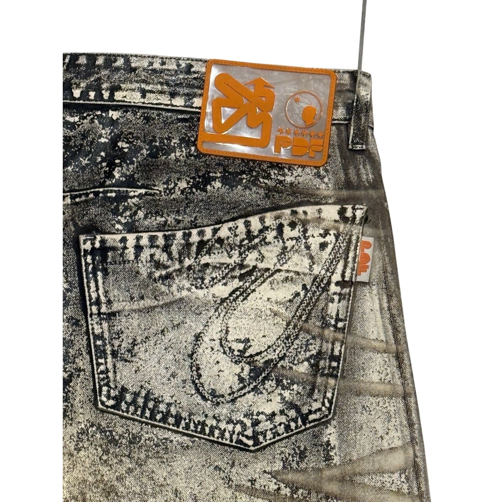 PDF PDF Saggy Brown Denim Pants Size 38 Size US 38 / EU 54 - 4 Thumbnail