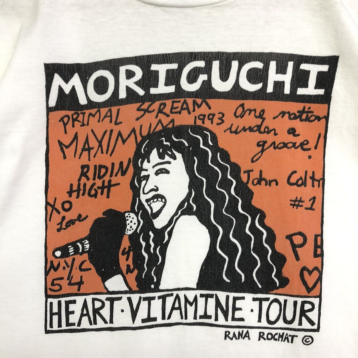 Band Tees × Vintage Vintage Moriguchi Primal Scream Heart Vitamin Tour Tee Size US L / EU 52-54 / 3 - 3 Thumbnail