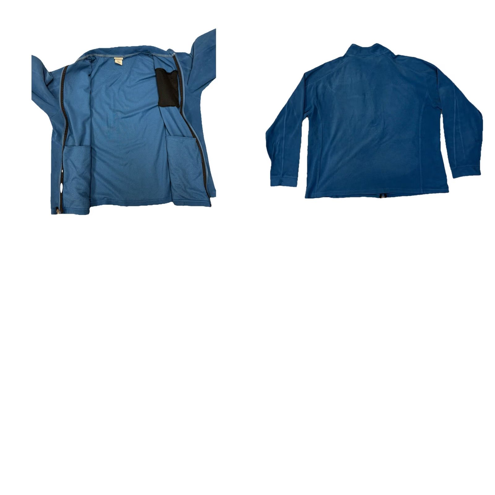 Vintage L.L. Bean Blue Fleece Full Zip Men’s Size XL Regular Full Zip Mock Neck Sweater, Blue, Polyester, Fleece - Men, Regular, 0 DNF2 Size US L / EU 52-54 / 3 - 8 Thumbnail