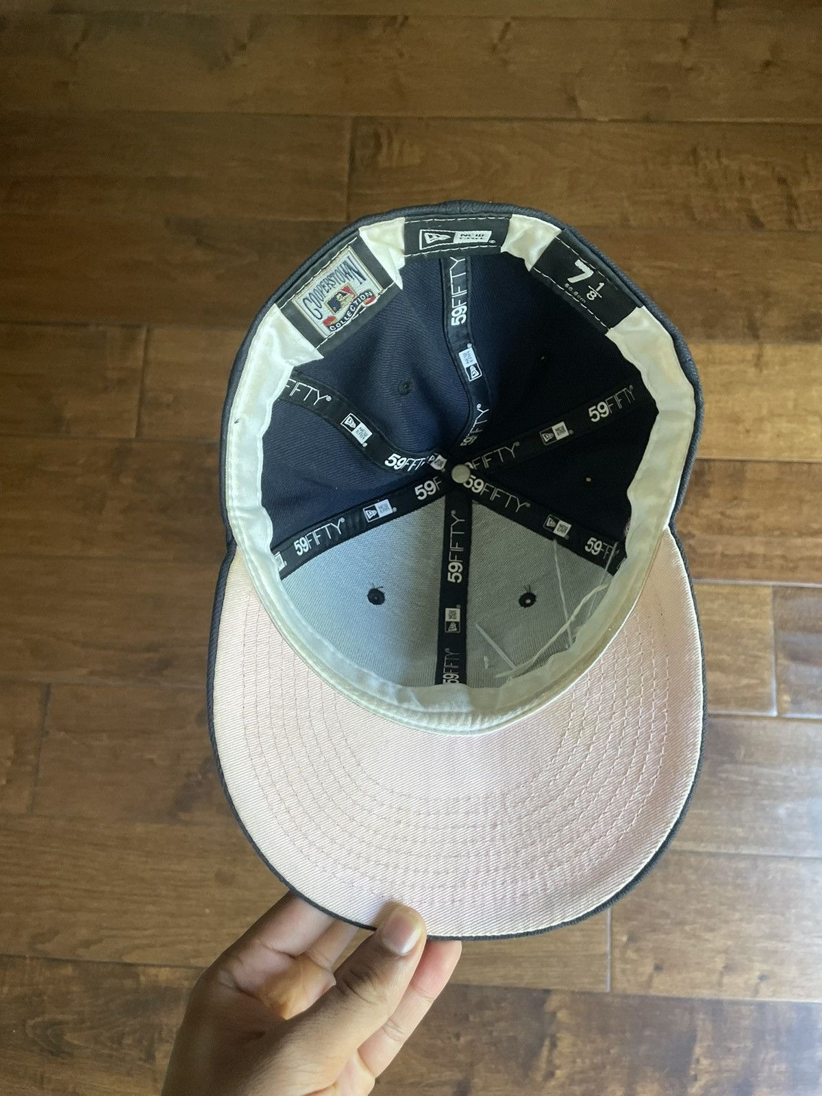 New Era Sashiko Detroit Pink under brim fitted Size ONE SIZE - 4 Thumbnail