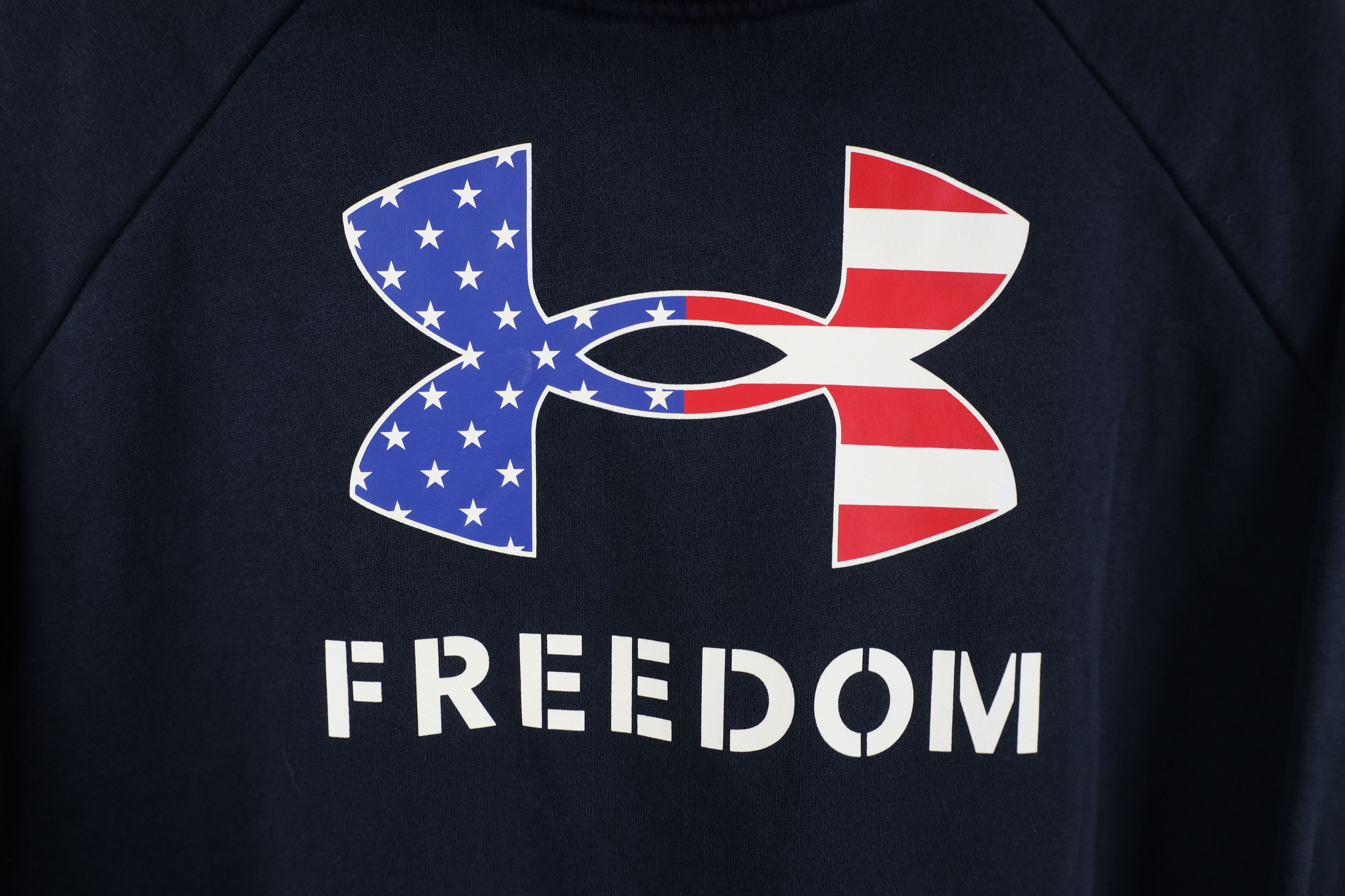 Under Armour Under Armour Spell Big Logo Freedom USA Flag Hoodie Black Size S / US 4 / IT 40 - 4 Thumbnail
