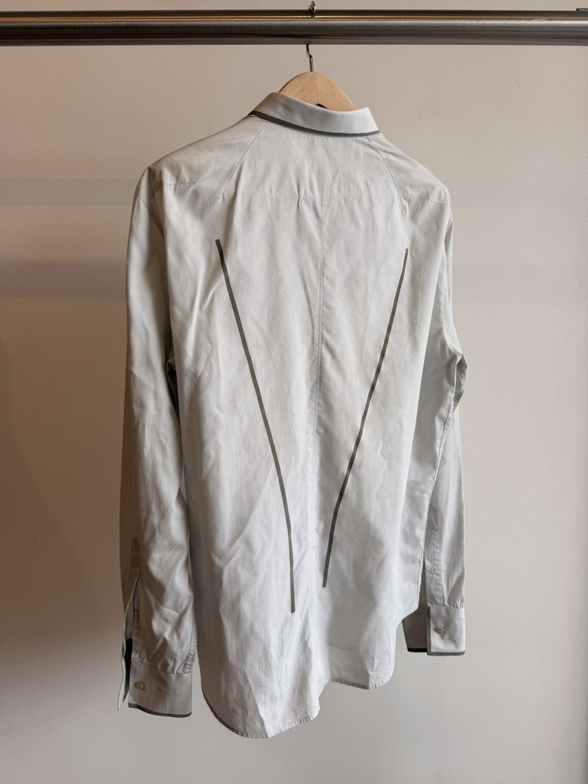 J.Lindeberg J.Lindeberg Light Grey Buttondown Shirt Size 50 Size US M / EU 48-50 / 2 - 7 Thumbnail