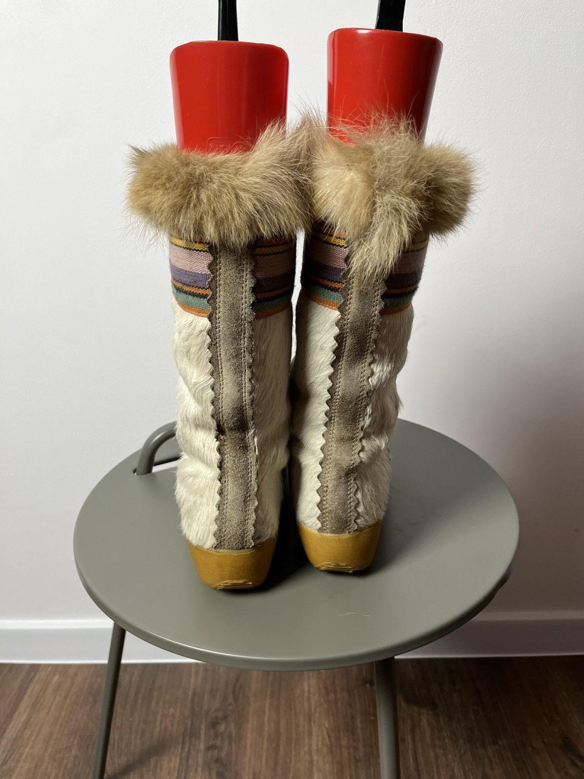 Japanese Brand Tecnica Fur Winter Boots Pony Hair Made in Italy Size 37–38 Size US 6.5 / IT 36.5 - 6 Thumbnail