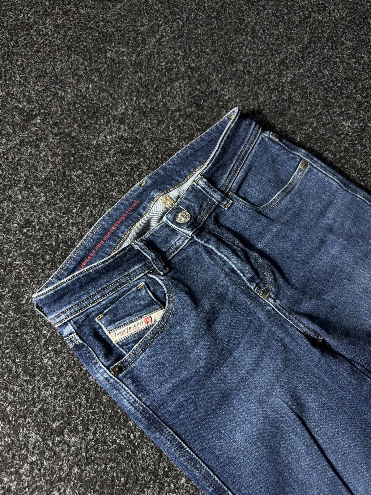 Diesel × Japanese Brand × Vintage Diesel Industry Skinny denim jeans y2k Japan style Size 28" / US 6 / IT 42 - 6 Thumbnail
