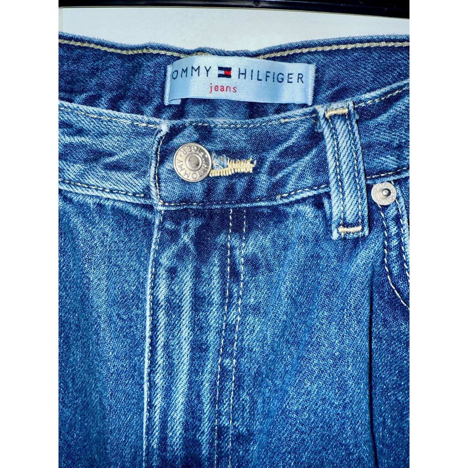 Tommy Hilfiger Vintage Y2K Tommy Hilfiger Denim Mid Rise Skinny Jeans 31" Size 34" / US 12 / IT 48 - 4 Thumbnail
