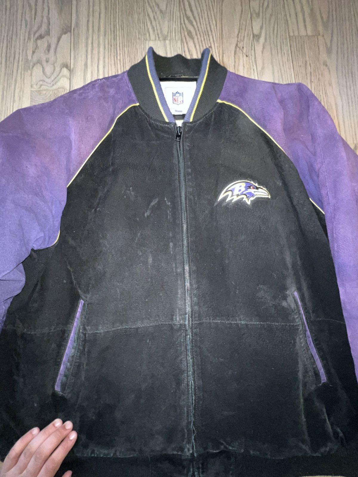 NFL NFL Baltimore Ravens Suede Leather varsity Jacket Size US XXL / EU 58 / 5 - 6 Thumbnail