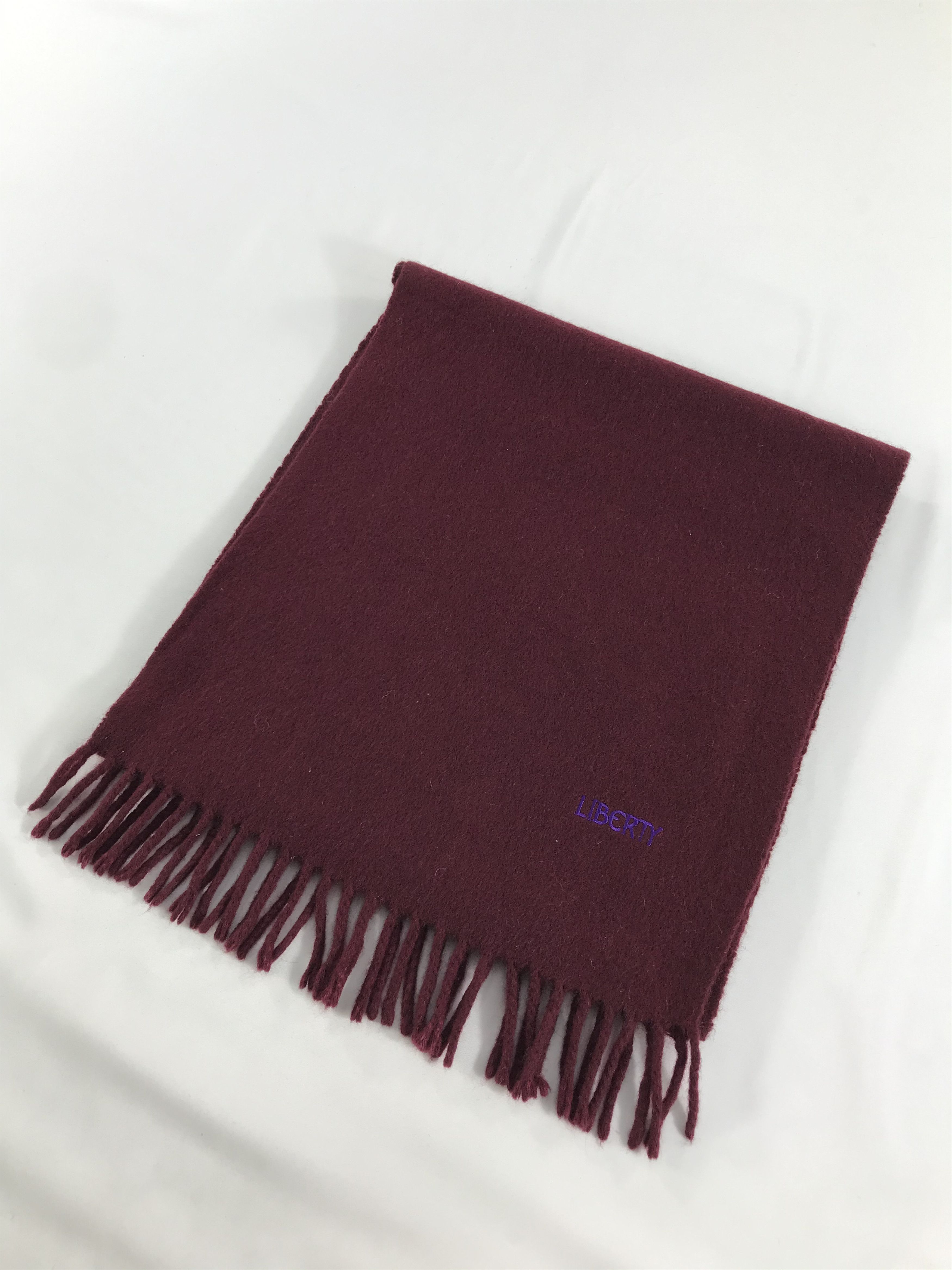 Liberty Liberty Plain Cashmere Scarf Muffler V110 Size ONE SIZE - 3 Thumbnail