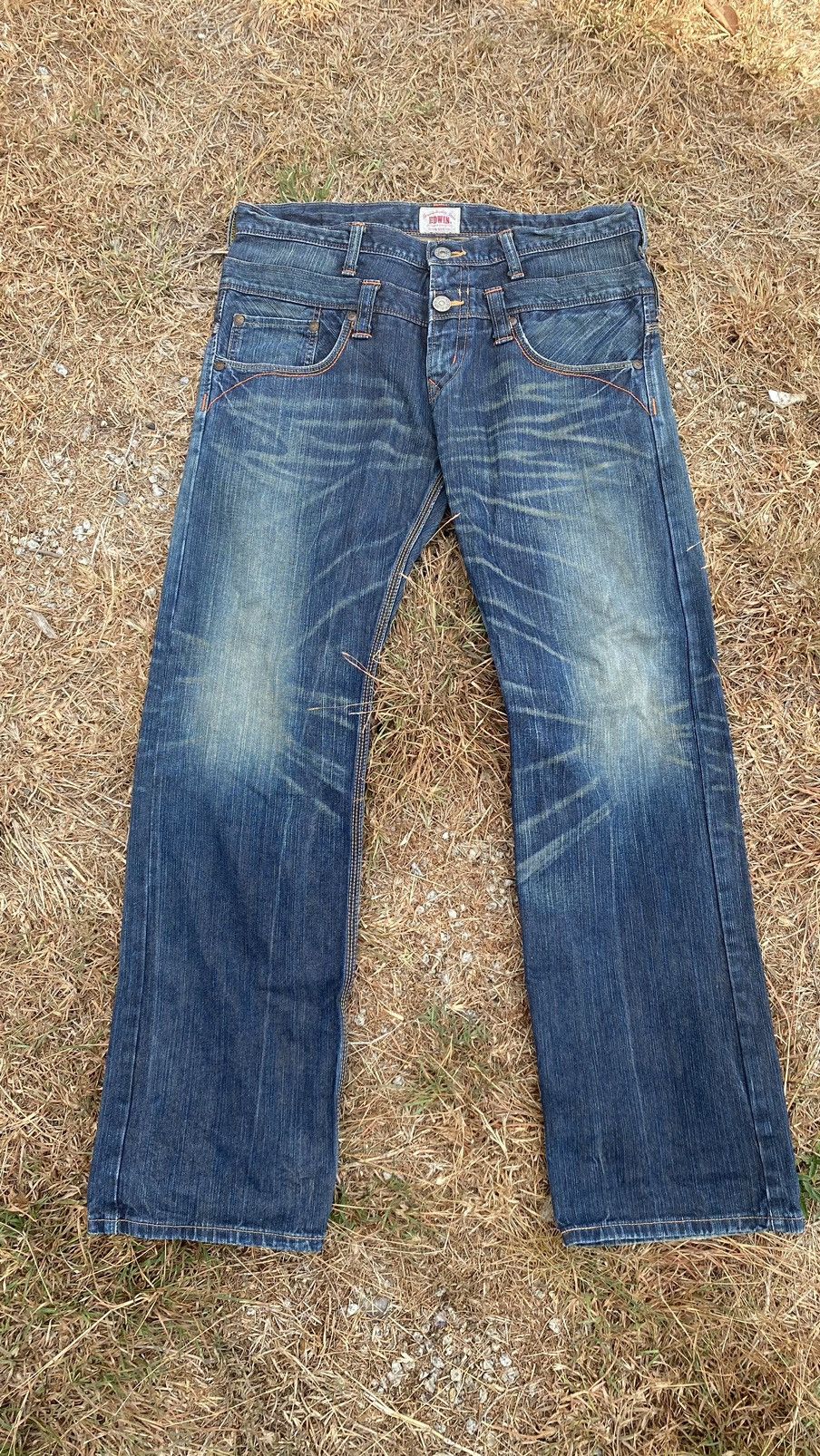 Edwin double waist Edwin exclusive vintage nice RARE sizen Size US 34 / EU 50 - 1 Thumbnail