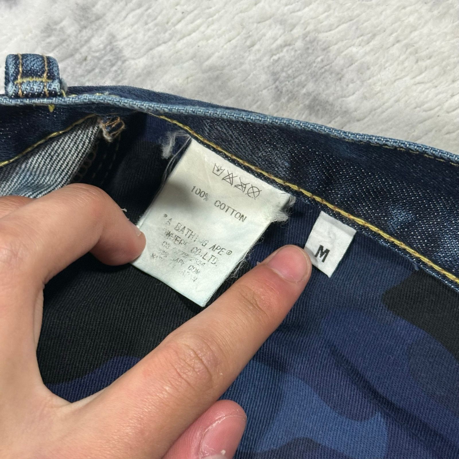 Bape × Nigo Authentic Bape 2000’s Shooting Star Jeans 32 Size US 32 / EU 48 - 5 Thumbnail