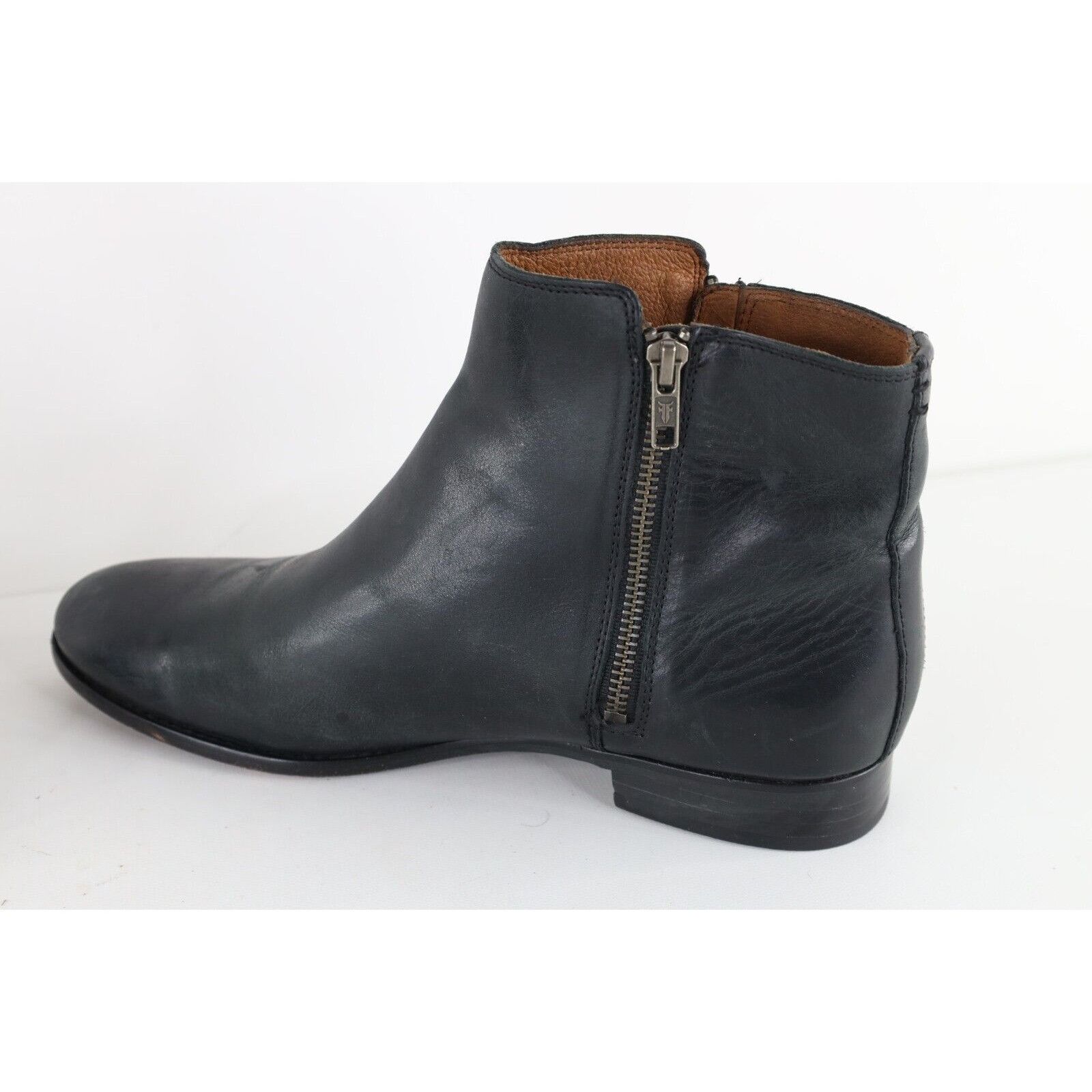 Frye × Vintage Frye Distressed Leather Double Zip Bootie Boots Size US 11 / IT 41 - 7 Thumbnail