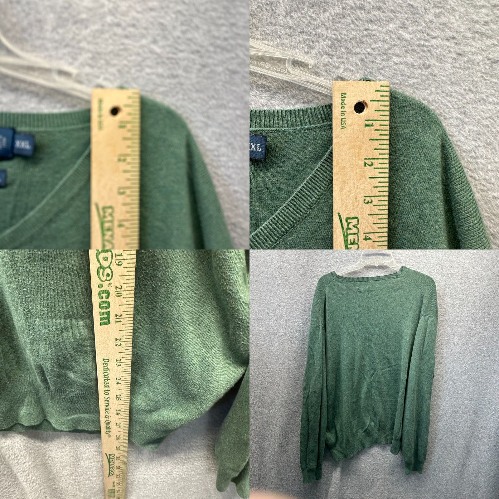 Ralph Lauren Ralph Lauren Sweater Adult 2XL Green Pima Cotton Knit Logo Embroidered Pony 90s Mens Size US XXL / EU 58 / 5 - 8 Thumbnail