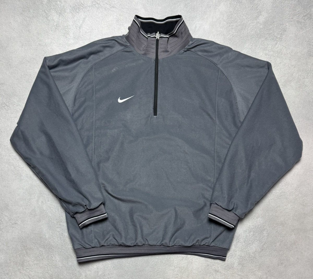 Nike Nike Vintage 1/4 Zip Nylon Reversible Sweatshirt Small Logo Size US L / EU 52-54 / 3 - 3 Thumbnail