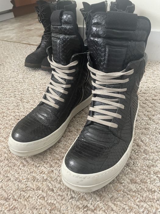 Rick Owens Python Geobasket | Grailed