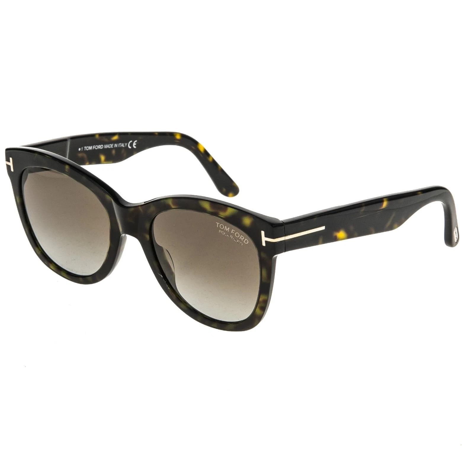Tom Ford TOM FORD WALLACE TF870 52H Brown Havana Sunglass 870 FT0870 Size ONE SIZE - 8 Thumbnail