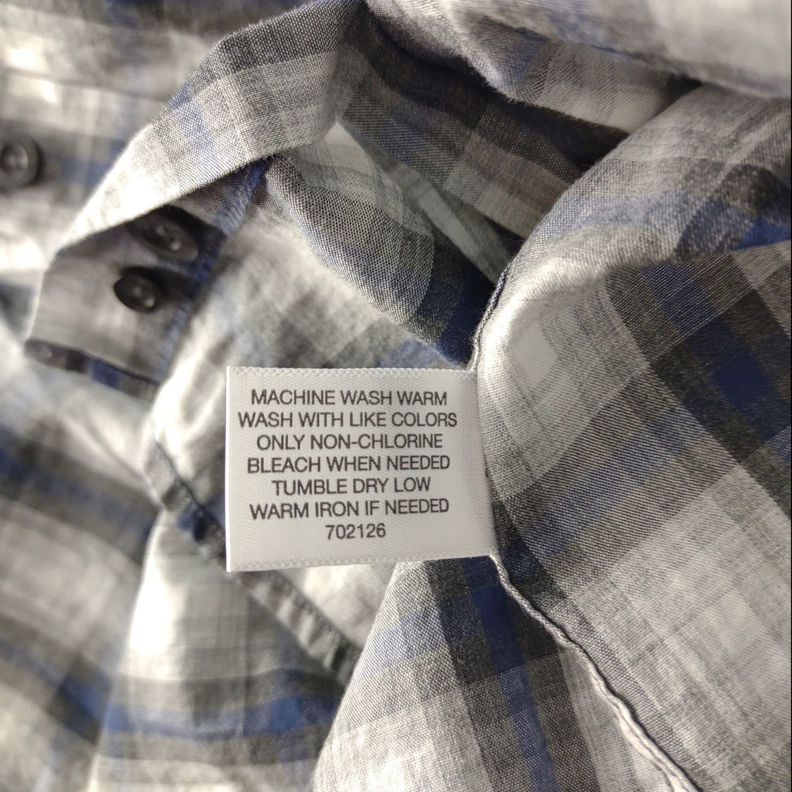 Joseph Abboud JOSEPH ABBOUD Plaid Button Up Casual Dress Long Sleeve Shirt Size US S / EU 44-46 / 1 - 7 Thumbnail