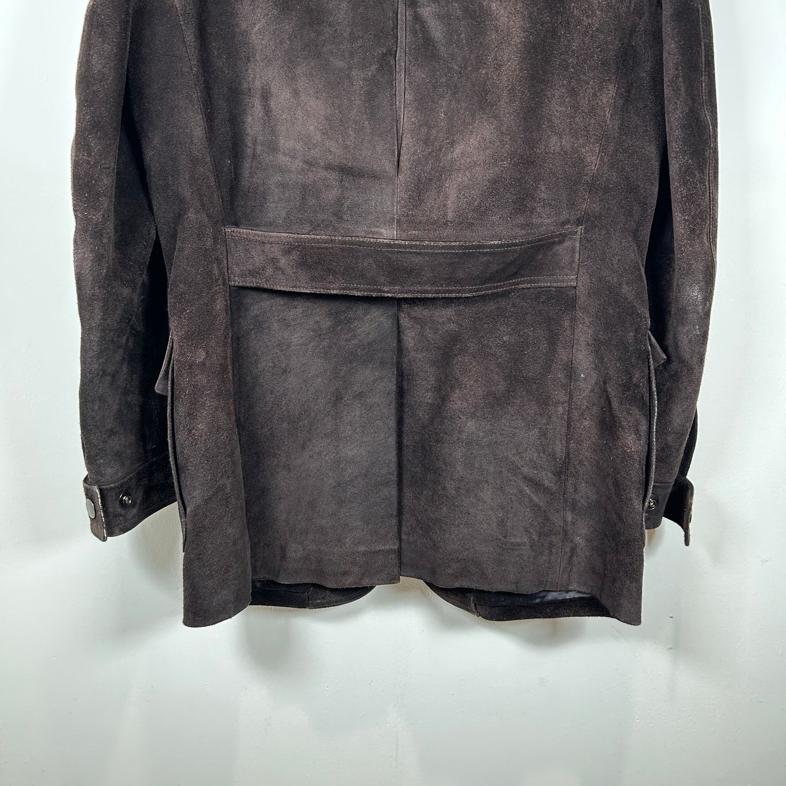 Gucci Gucci Brown Suede Leather Over Coat Size 50it Size US M / EU 48-50 / 2 - 9 Thumbnail