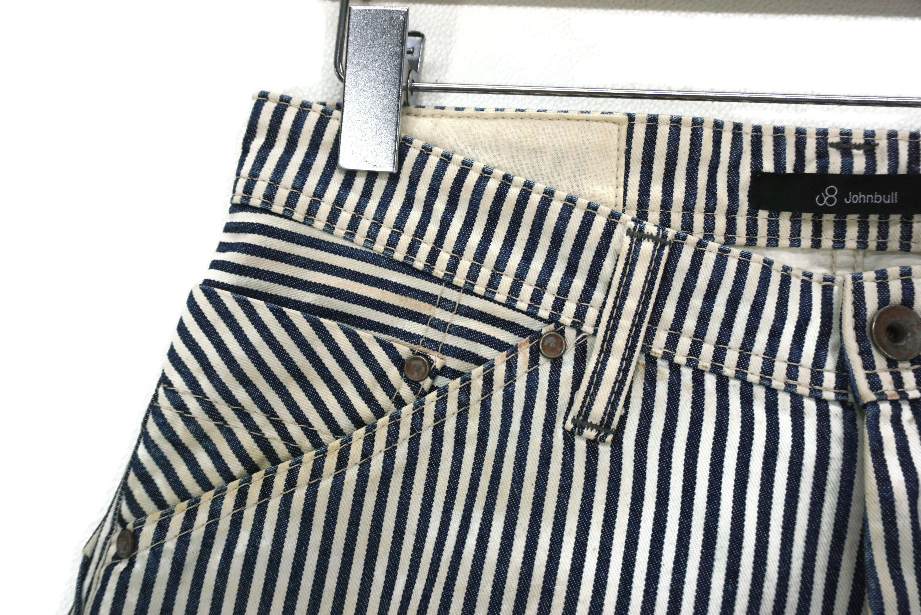 Japanese Brand John Bull Jeans Size W31xL22.5 Hickory Cropped Jorts Japan Size US 30 / EU 46 - 4 Thumbnail