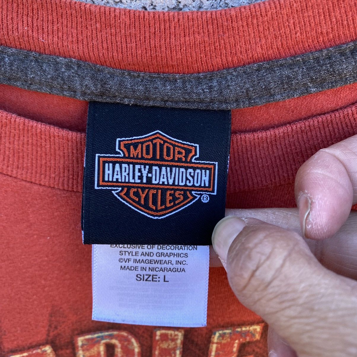 Harley Davidson Harley Davidson Shirt Large Wichita Kansas Twister City Size US L / EU 52-54 / 3 - 6 Thumbnail