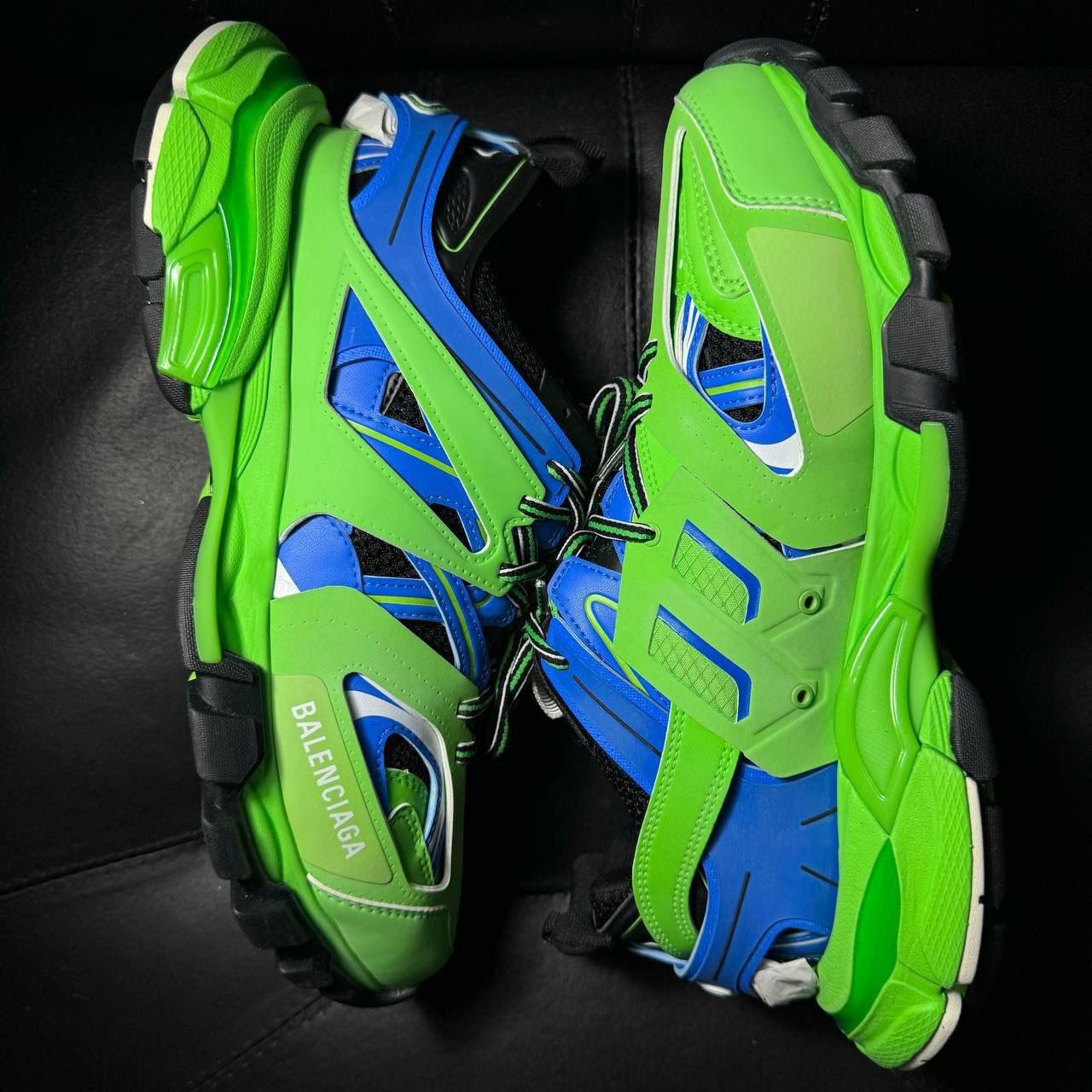 Balenciaga 41 Balenciaga track 1 green blue Size US 8 / EU 41 - 4 Thumbnail