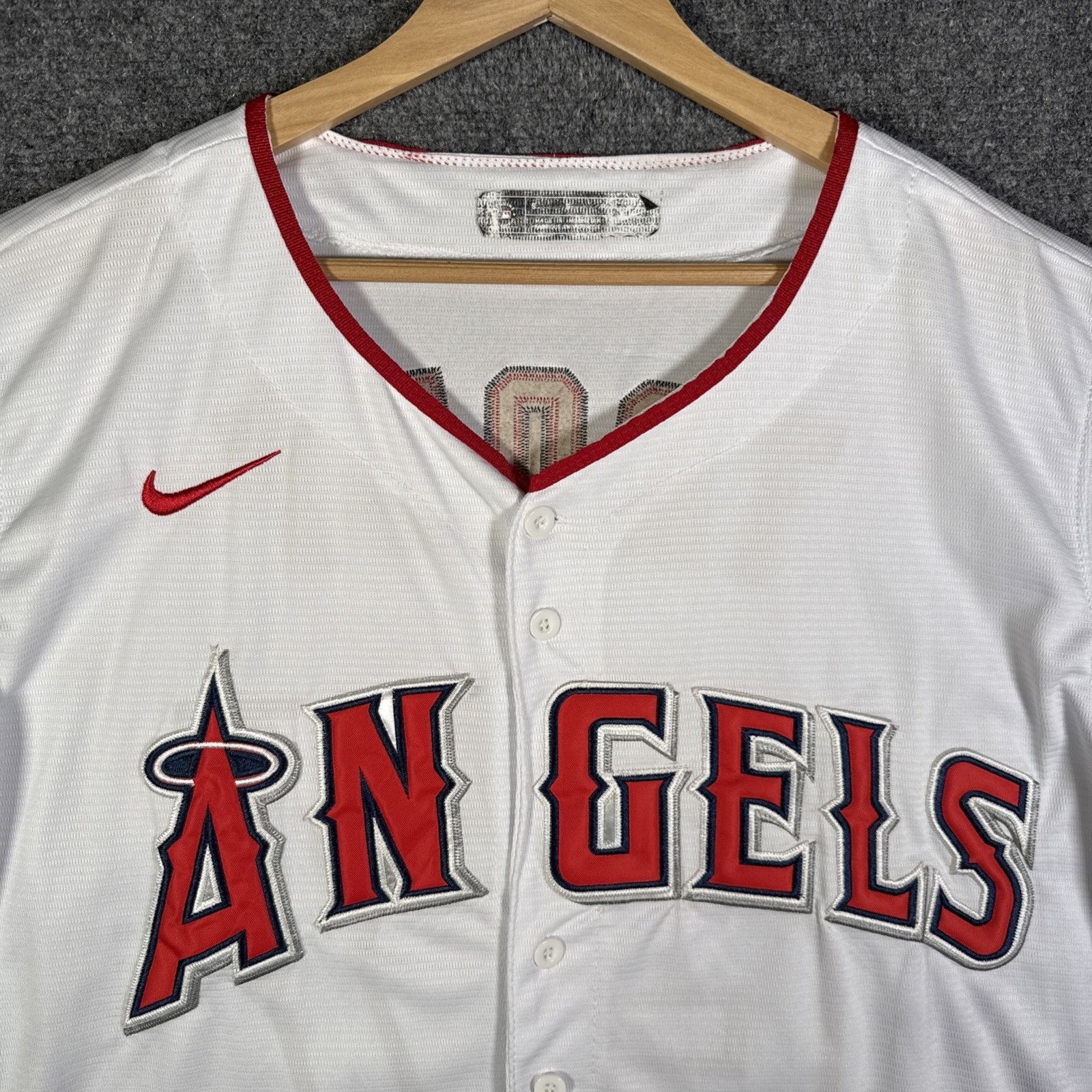Nike Los Angeles Angels Jersey Mens Small White Nike Mike Trout Size US S / EU 44-46 / 1 - 2 Thumbnail